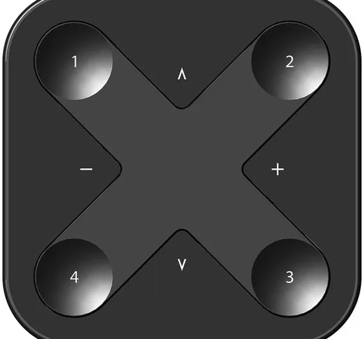 Pannello parete bluetooth controller dimmer controllo luci LED CASAMBI XPRESS Colore Nero