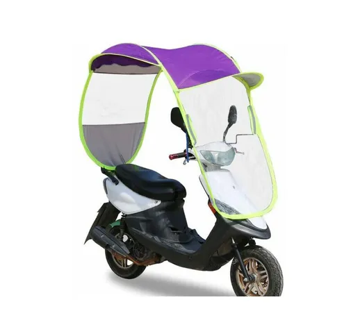 Parapioggia moto scooter bici copertura per pioggia parasole impermeabile