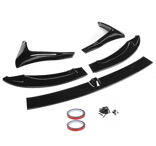 Paraurti anteriore Spoiler Splitter Per bmw F80 M3 F83 F82 M4 2015-2020 Nero Lucido