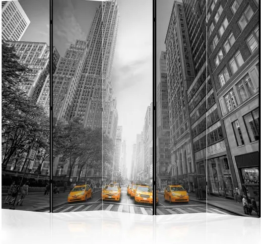 Paravento - New York - yellow taxis II [Room Dividers] - 225x172