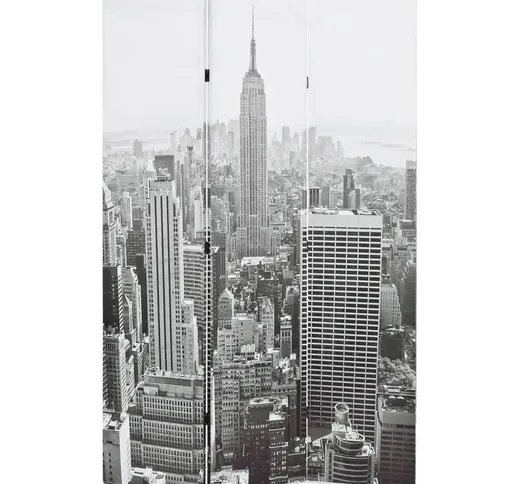 Paravento Pieghevole con Stampa New York Bianco e Nero vari dimensioni dimensioni : 120 x...