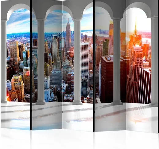 Paravento - Pillars and New York II [Room Dividers] - 225x172