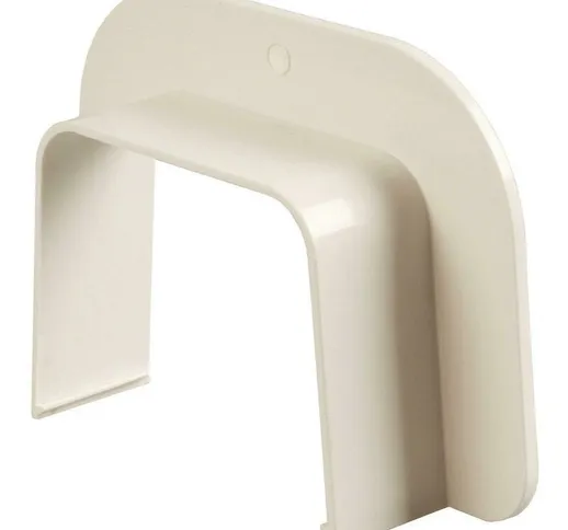 Mcair - passaggio a muro 060 per canale di condizionamento 6x4 in pvc bianco mapm060