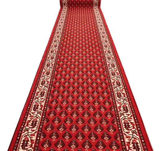 Passatoia antiscivolo INKO rossa 80cm red 80x400 cm
