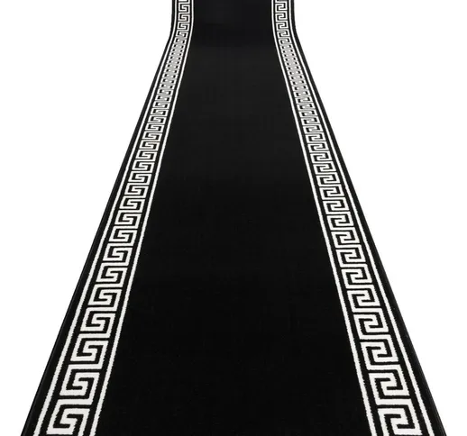 Passatoia bcf morad Grek greco nero 120 cm black 120x120 cm