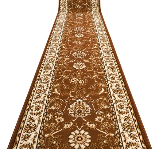 Passatoia bcf morad Klasyk classico marrone 150 cm brown 150x220 cm