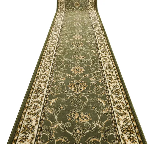 Passatoia bcf morad Klasyk classico verde oliva 150 cm green 150x380 cm