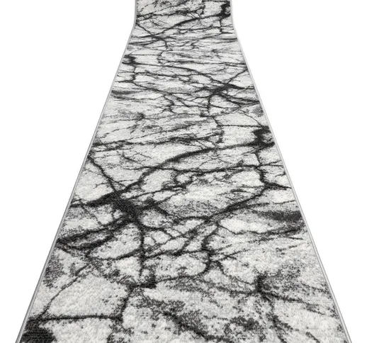Passatoia bcf morad Marmur Marmo grigio 70 cm gray 70x1350 cm