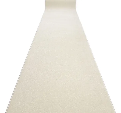 Passatoia KARMEL pianura, un colore bianca 140 cm Bianca 140x190 cm