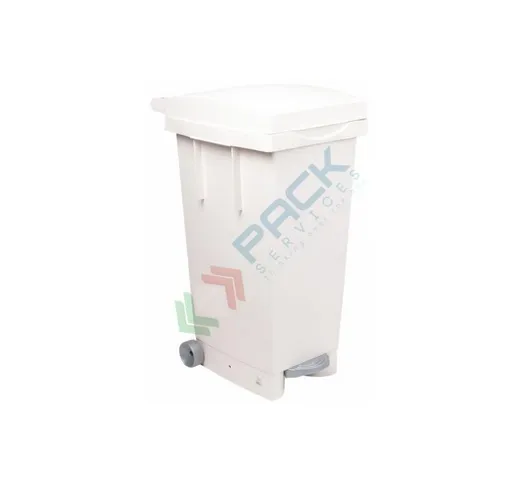 Pack Services Srl - Bidone spazzatura per la raccolta differenziata rifiuti, capacità 80 L...