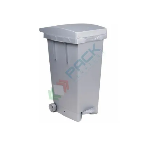 Pack Services Srl - Bidone spazzatura per la raccolta differenziata rifiuti, capacità 80 L...