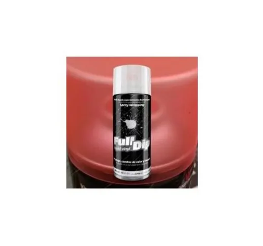 Vernice spray rimovibile auto moto car wrapping spray Full Dip rosso fumo opaco