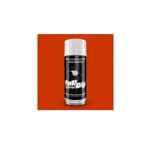 Vernice spray rimovibile auto moto car wrapping spray full dip: arancione opaco