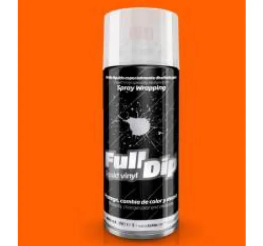 Vernice spray rimovibile auto moto car wrapping spray full dip: arancione fluorescente