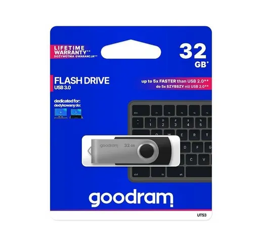 pendrive goodram uts3 usb 3.0 32gb nero lif gruts30320k0r1