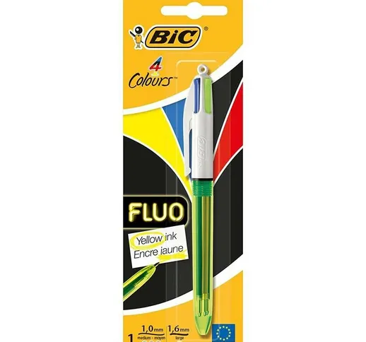 Penna Bic 4 Colori Grip