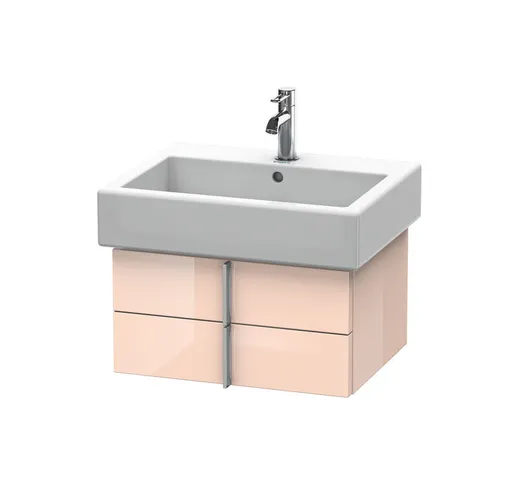 Pensile Vero Vanity 6204, con 2 cassetti, 550 mm, Colore (anteriore/corpo): Albicocca Perl...