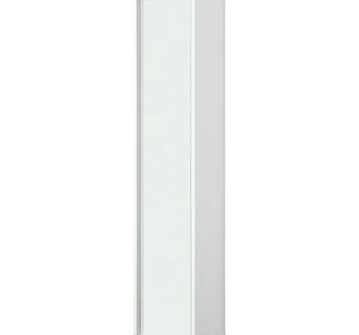 Colonna bagno sospesa Duble H. 150 cm bianco lucido con chiusura rallentata