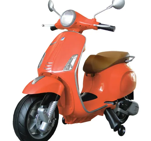 Piaggio Primavera Elettrica 12v Per Bambini Rosa Salmone - Vespa