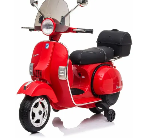 Vespa - Piaggio PX150 Full Elettrica 12V per Bambini Rossa