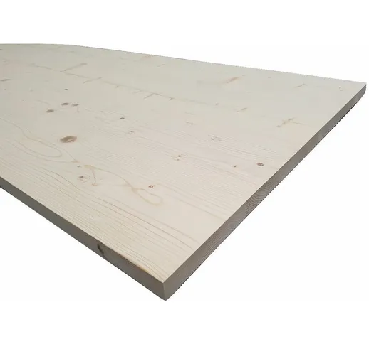 Piano tavolo in legno massello abete austriaco spessore 4 cm varie misure dimensione dispo...