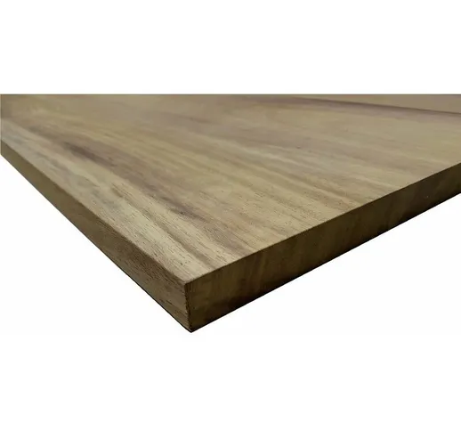 Piano tavolo in legno massello iroko spessore 3 cm varie misure disponibili dimensione dis...