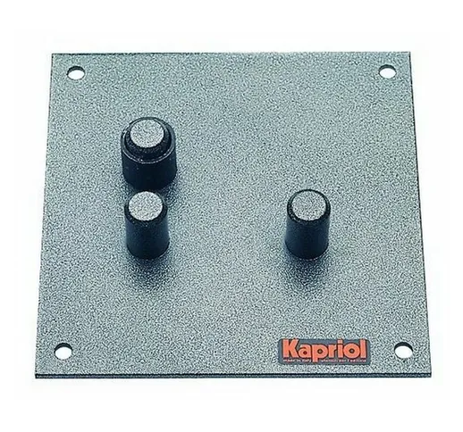 Kapriol - Piastra piegastaffe 15x15 piegaferro max 8 mm senza manico ferro