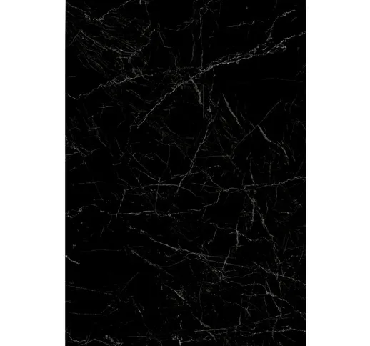 Tacoshop - Piatto doccia in marmoresina effetto marmo nero Rock Marquina - Rettangolare 16...