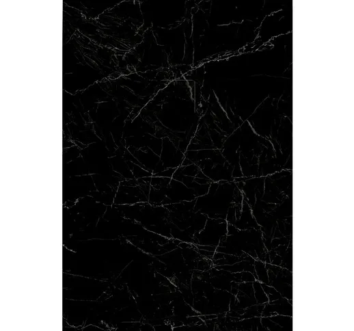 Piatto doccia in marmoresina effetto marmo nero Rock Marquina - Rettangolare 80 x 90