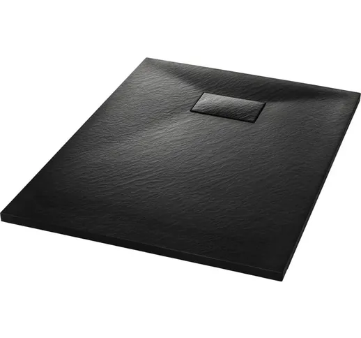 Piatto Doccia in SMC Nero Soglia Bassa varie dimensioni modelli : nero 100 x 70 cm