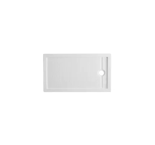 Piatto doccia rettangolare kepler antiscivolo bianco 70 x 100
