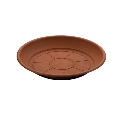 Trade Shop - Piatto Sottovaso Tondo Piatti Vasi Fiori Piante Per Fioriera Plastica Diam. 3...