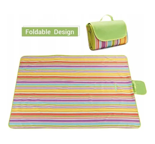 Picnic Cover, Picnic Picnic Picnic coperto, impermeabile, adatto per campeggio, spiaggia,...