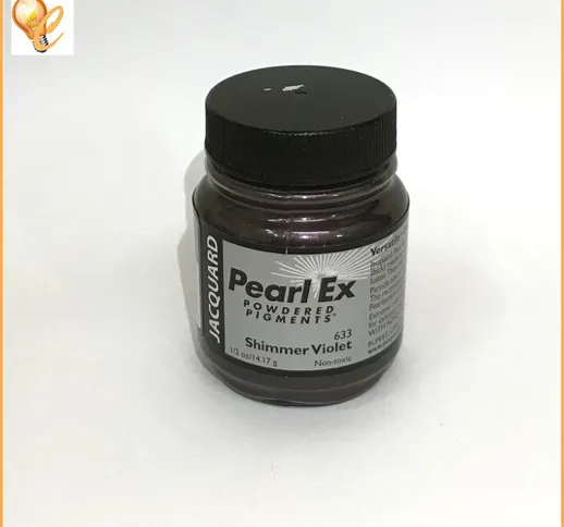 Pigmenti in polvere pearl ex - 633 Shimmer Violet - Jacquard color Pigmenti grammi: 14 gr