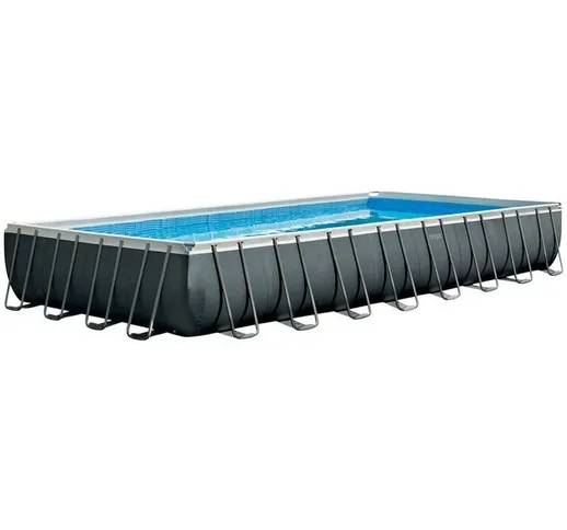  - piscina fuoriterra 975X488X132 rettangolare ultraframe pompa a sabbia new