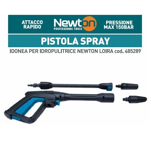 Pistola spray, pressione massima 150 bar, attacco rapido - 