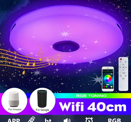 Plafoniera a LED WIFI RGB Bluetooth Music Lamp Dimmerabile APP