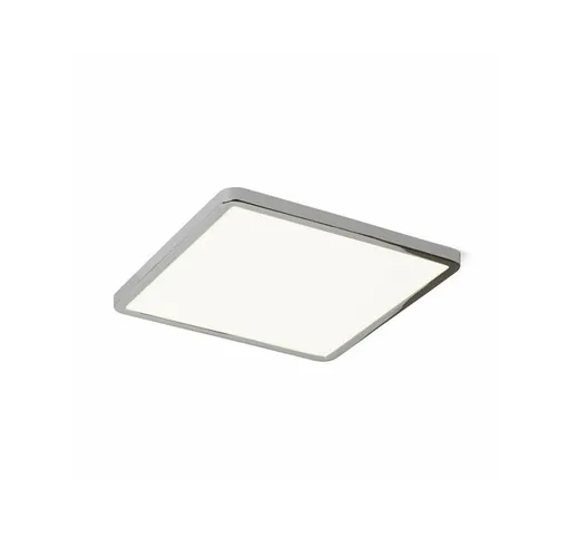 Plafoniera HUE SQ 22 da incasso nero cromato 230V LED 24W 3000K