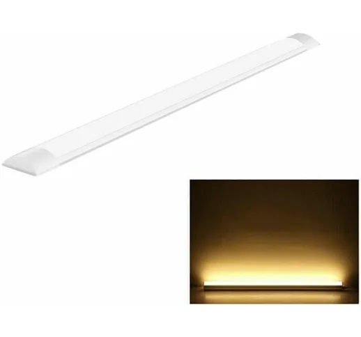 Plafoniera Led 28 W Luce Calda Da Soffitto Parete Sottopensile Slim 90 Cm