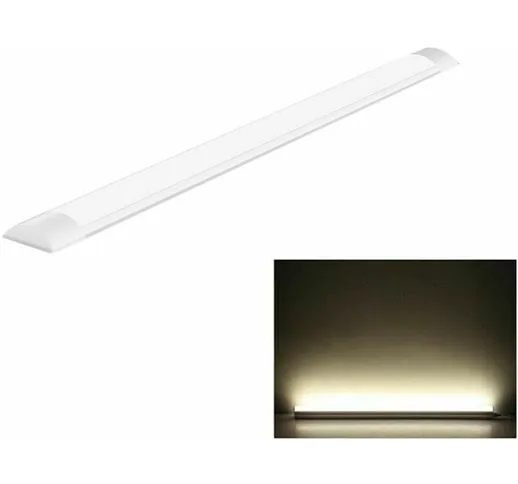 Plafoniera Led Da Soffitto Parete Sottopensile Slim 28 W 90 Cm Luce Naturale