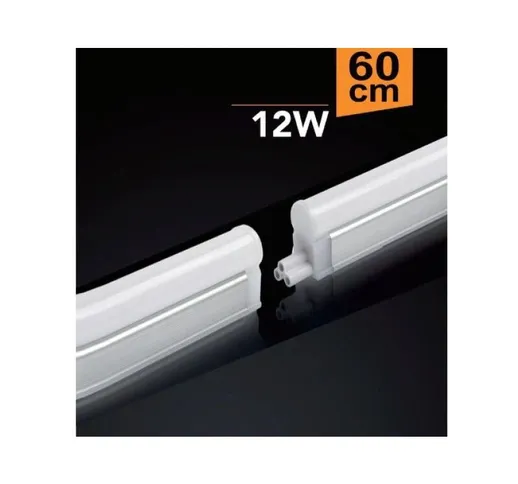 Trade Shop - Plafoniera Led Neon T5 Sottopensile Opaco Vari Toni Luce 12 Watt 60cm -bianco...