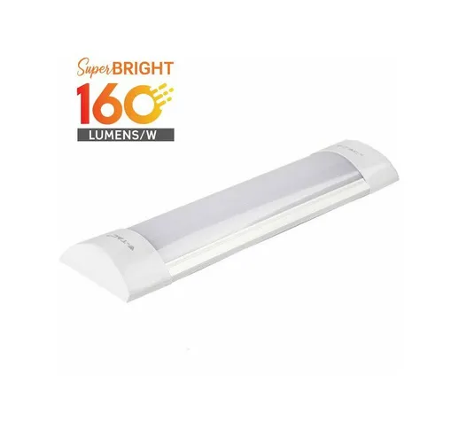 plafoniera led slim ultrà luminosa 38 watt 120° 150 cm 220-240 volt A++ CE IP20 bianco fre...