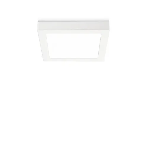Plafoniera quadrata sham q gfa763 6w led 220v termoplastica lampada soffitto moderna inter...