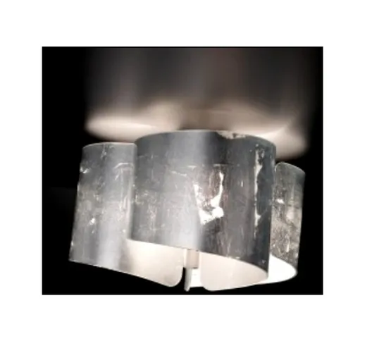 Plafoniera classica Selene Illuminazione papiro 0374 006 033 e27 led vetro lampada soffitt...