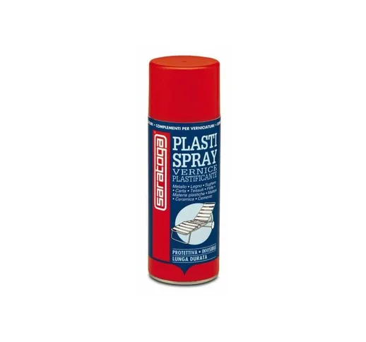 Plasti spray 400 ml vernice plastificante protettiva trasparente Saratoga