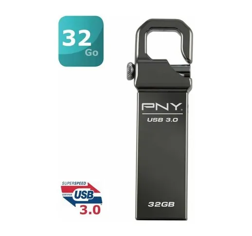 PNY Hook Attache 32GB 32GB USB 3.0 Nero USB flash drive