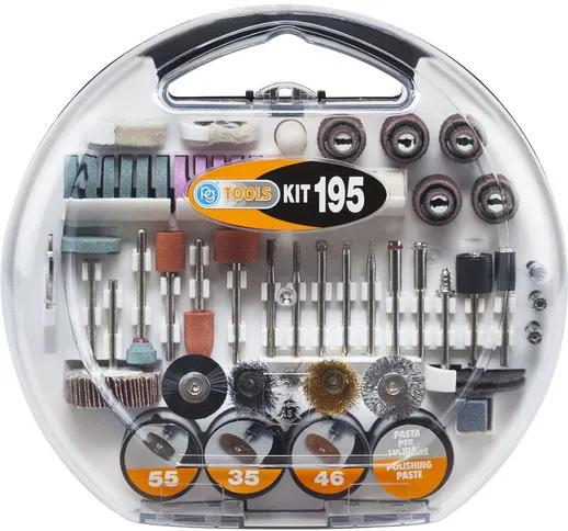 P.g.tools - POGGI ART.PG195A KIT 195 MINIACCESSORI