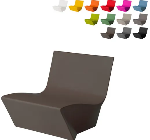 Poltrona design moderno Stile origami casa bar locali Kami Ichi | Colore: Marrone - Slide