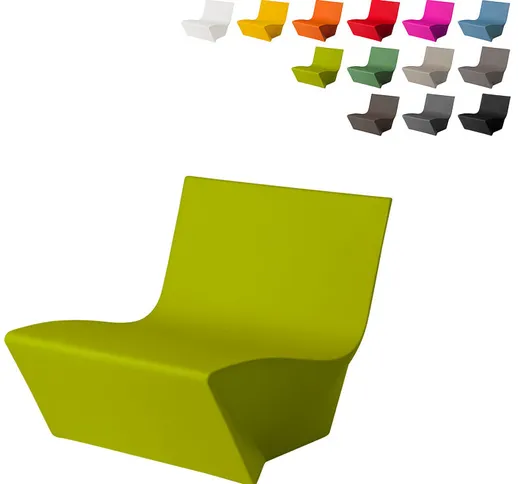 Poltrona design moderno Stile origami casa bar locali Slide Kami Ichi | Colore: Verde