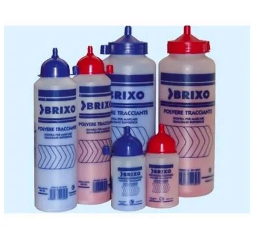 Polvere Brixo per tracciatori colore blu in flacone 360 gr conf. 6 pz